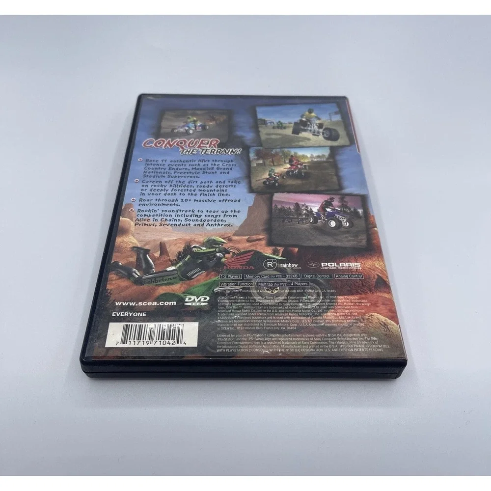 ATV‎ Offroad Fury (Sony PlayStation 2, 2001) PS2 RED Label Complete W/ Manual